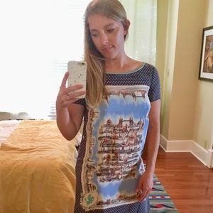 Anthropologie Maeve silk dress